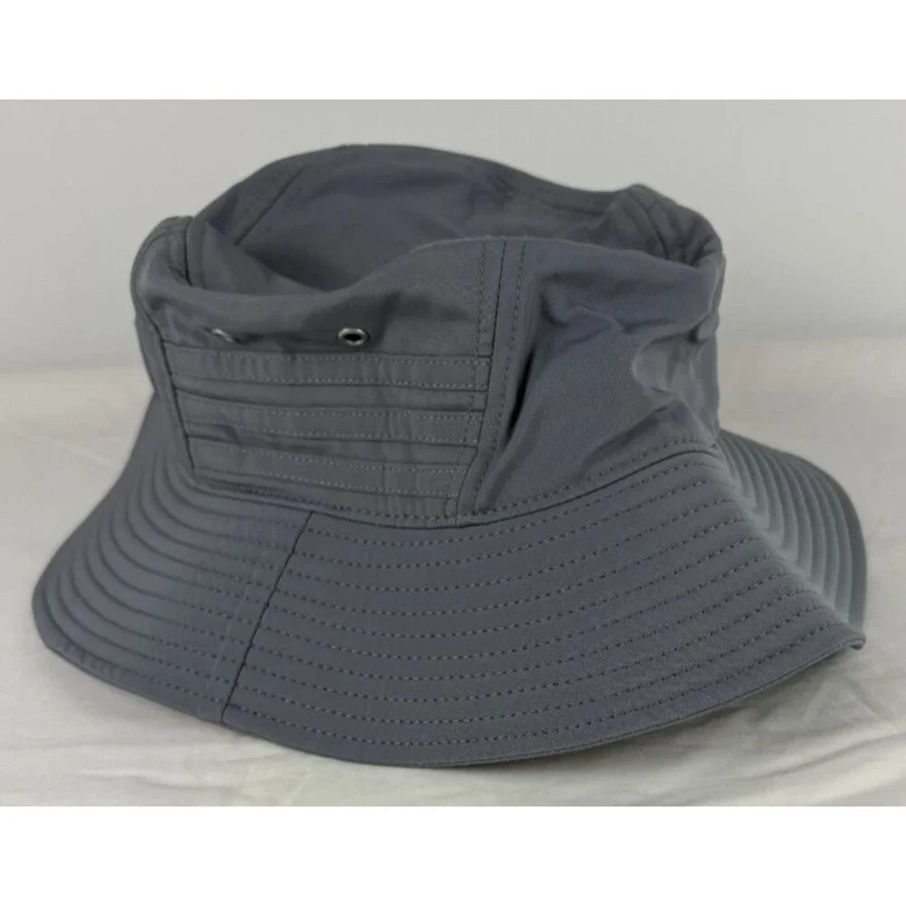 adidas Victory Bucket Hat Gray AEROREADY Sun Boonie NWOT Adjustable Strap UPF50 - Picture 3 of 8